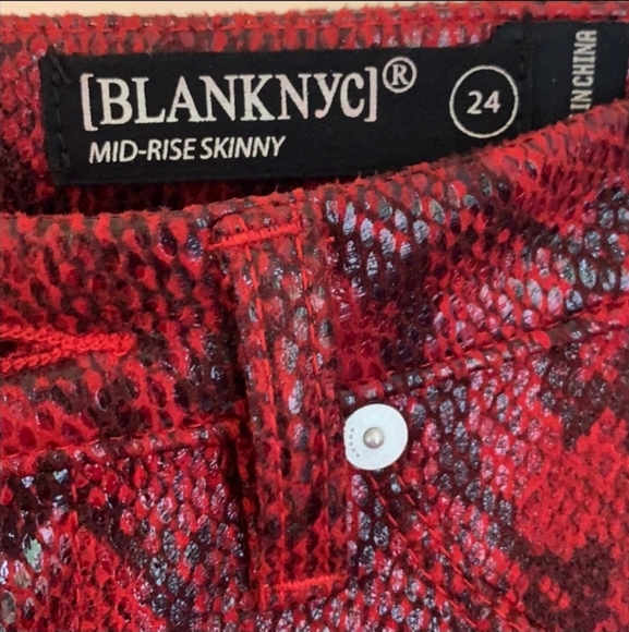 Blank NYC Snakeprint Pants - Picture 4 of 9